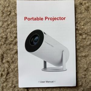 White Portable Projector